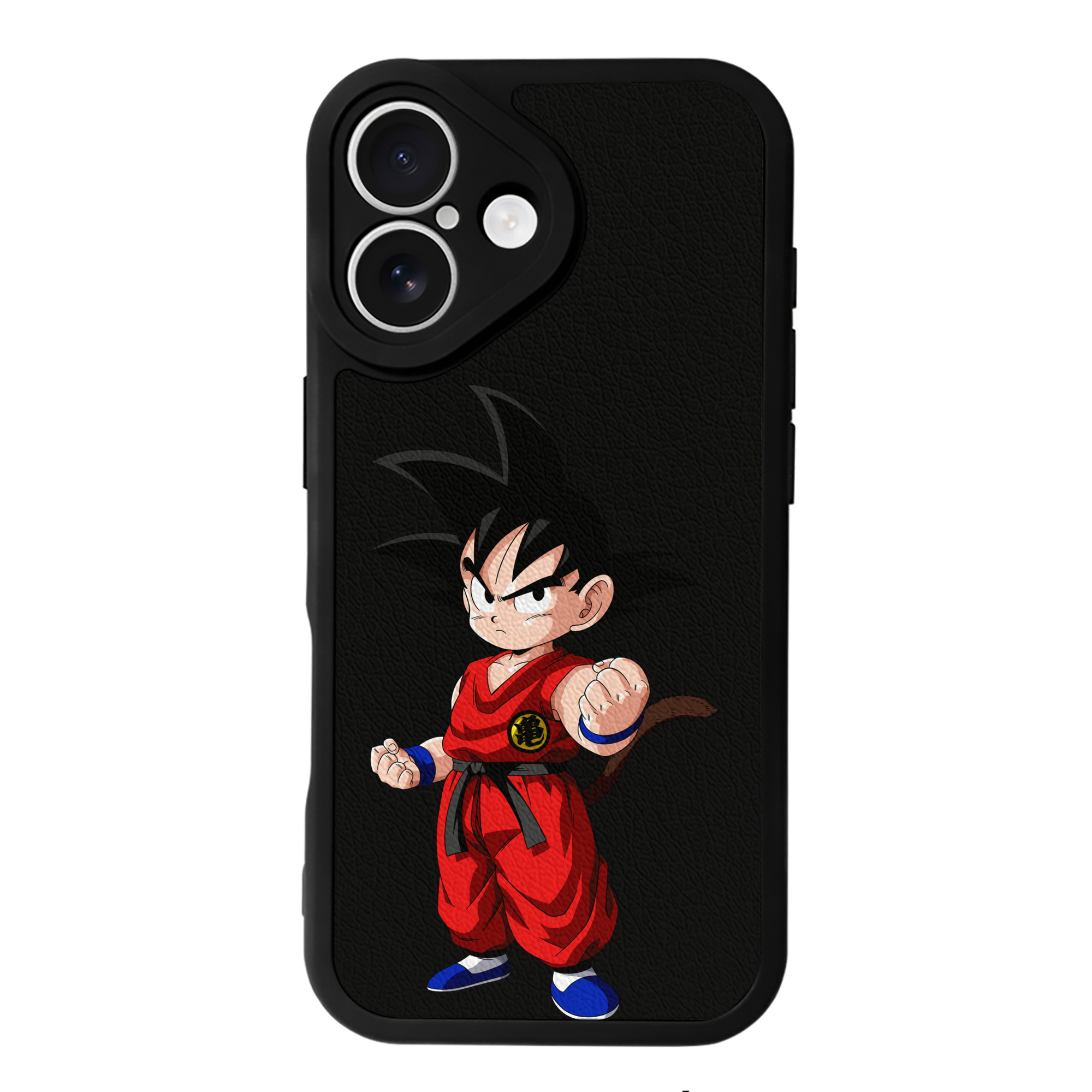 （画像用） ドラゴンボール 孫悟空（そん ごくう）Son Goku カカロット DRAGON BALL Kakarotto 【iPhone 16シリーズ対応】シリコンスマホケース（レザー調） 材質：シリコン